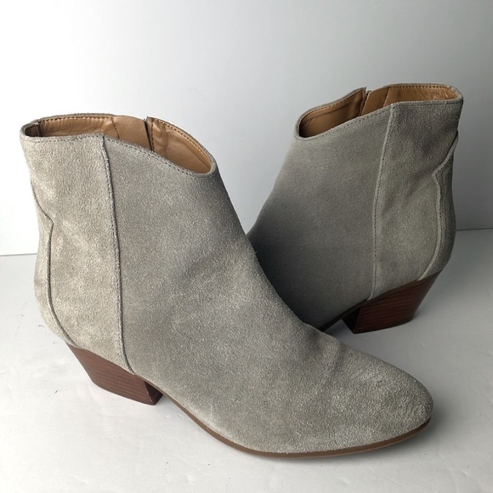 Nine West Tristan Suede Ankle Boots 8